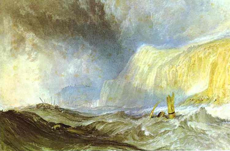 J.M.W. Turner Shipwreck off Hastings. Spain oil painting art